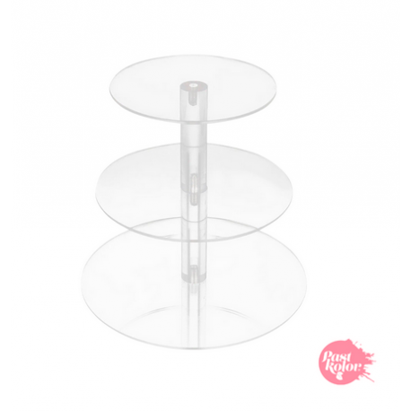 Pastkolor - Acrylic Cupcake Stand - 3 Tiers