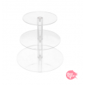 Pastkolor - Acrylic Cupcake Stand - 3 Tiers