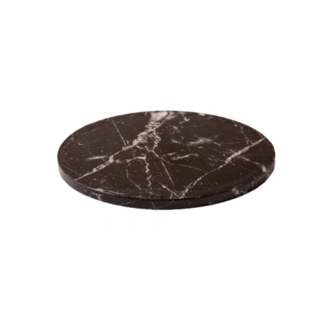 Planche ronde effet marbre