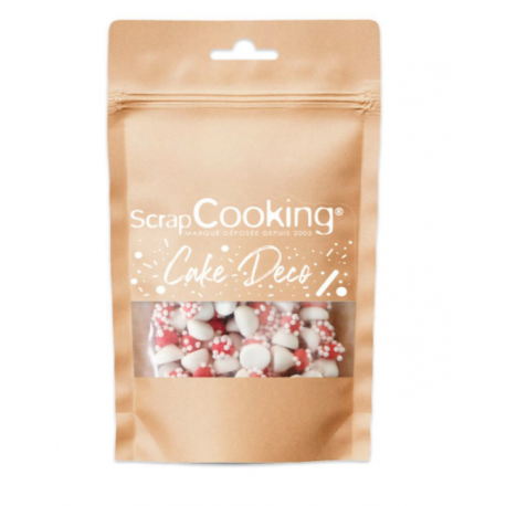 Scrapcooking - Décors sucrés Mini champignons, 20g