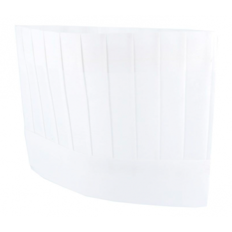 Patisdécor - Pleated paper chef's hat, H 23 cm (x 4)