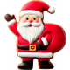 Cookie cutter Santa Claus, 10 cm (Wilton)