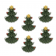 AH - Décoration en sucre sapin, 6 pièces