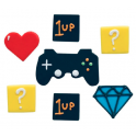 AH - Zuckerdekor Videospiele Gaming party, 7 Stück