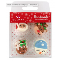 Culpitt - Décoration en sucre, Noël souriant,12 pièces