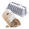 Silikomart - Silicon mould bûche Winter Cottage 1100