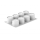 Silikomart - Moule en silicone Antea 130, 8x Ø 62 h 51 mm