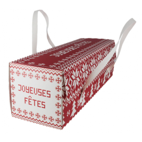 ScrapCooking - Boîte à bûche kraft, 2 pièces