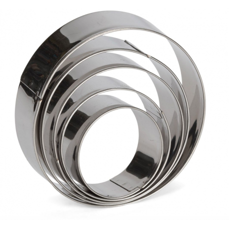 Patisse - Ausstechform rund, 5er Set