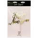 Kuchetopper Happy Happy New Year gold