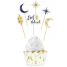 Cupcake Dekorationsset Eid Mubarak, 6 Manschetten + 6 Dekopicks