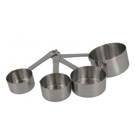 Patisdécor - Tasses de mesure en inox, set de 4