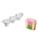 Wilton - Séparateur à cupcakes bicolors