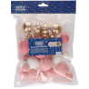 Simply Making - Set aus 32 gold/pinks/weiss Dekokugeln auf Spießen
