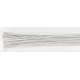 Culpitt - White cloth covered wire for flowers, 18 Gauge (1.2mm), env. 36 cm, 20 pieces