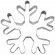 Ausstechform Schneeflocke, 4 cm