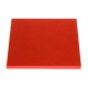 Kuchenplatte quadratisch rot, 30 cm, 12 mm dick