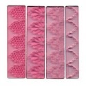 FMM Textured Lace no 1, set of 4