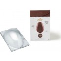Decora - Plastic mold for chocolate egg, 250 gr, 205 x 135 mm, 1 cavity