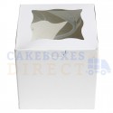 Cupcake Box White, Standard, 1-cavity with insert