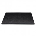 Planche - noire carrée, 30 x 30 cm, épaisseur 1.2 cm