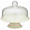 KitchenCraft - Cake Stand with glass dome, 26 cm dia