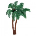 Small palm tree, plastic, approx. 7 cm, 2 pieces