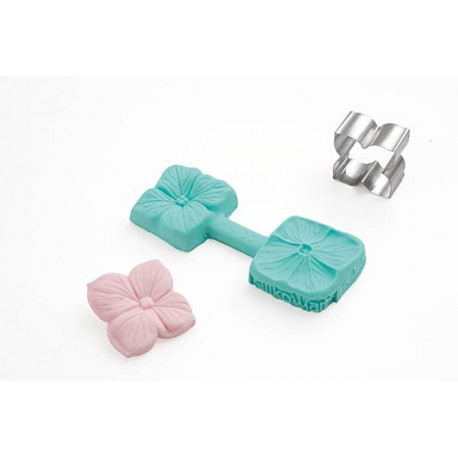 Silikomart - Blüten Form und Ausstechform Hortensie