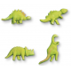 Staedter - Moule en silicone dinosaures, 4 cavités