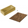 Silikomart - Magic Wood, kit bûche (moule silicone + tapis)