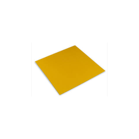 Decora - Aluminium sheets golden, 10 x 10 cm, 150 pieces
