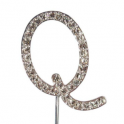 Cake Star - Buchstaben Q "diamante", 45 mm Hoch