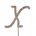 Cake Star - Letter X "diamante", 45 mm high