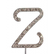 Cake Star - Buchstaben Z "diamante", 45 mm Hoch