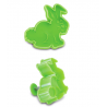 Emporte-pièce avec piston lapin plastique, 5.5 cm
