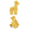 Emporte-pièce avec piston girafe, 6 cm