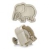 Ausstech- und Prägeform Elefant, Kunststoff, 6 cm