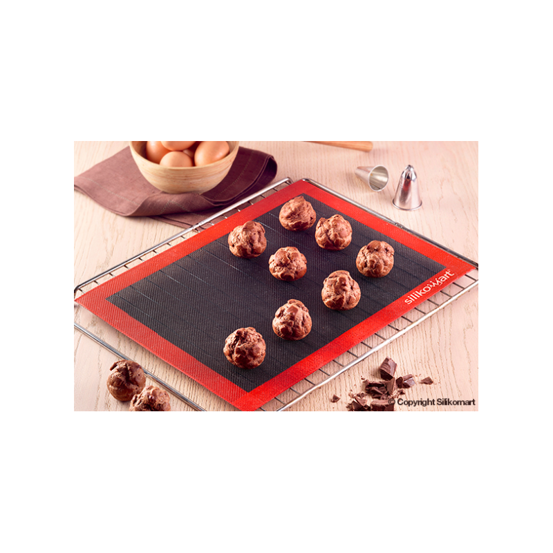 Tapis Cuisson Silicone Micro Perforé 40x30 Cm - Réutilisable, Antiadhésif, Résistant Chaleur Pour Four