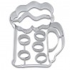 Cookies cutter beer in mug, 7 cm