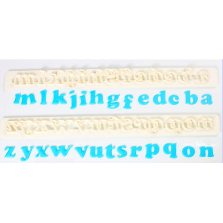 FMM - Emporte-pièce Alphabet minuscules ART DECO, 1.5 cm