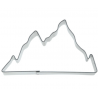 Emporte-pièce - montagne, fer blanc, 9.5 cm