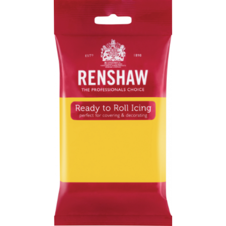 Renshaw - Yellow fondant, 250 g