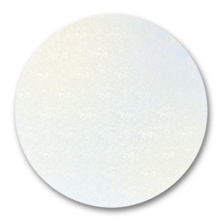 Cake board white,  30 cm diameter, 3 mm thick