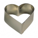 Decora - Dessert ring heart, 6 cm, 4.5 cm high