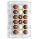 Decora - Form für Schokolade, halb Kugel, 18 Vertiefungen jede 25 mm Dia