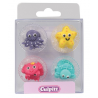 Culpitt Décoration en sucre animaux marin, 12 pièces