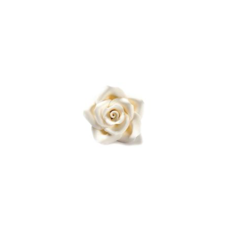 Decora White Sugar Roses, 2 cm, 8 pièces