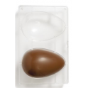 Decora - Moule en plastique rigide pour oeuf en chocolat, 130 gr, 2 cavités, 150 x 100 mm