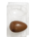 Decora - Plastic mold for chocolate egg, 130 gr, 150 x 100 mm, 2 cavities