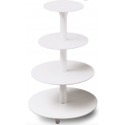 4-Tier Stacked Cake Tower
